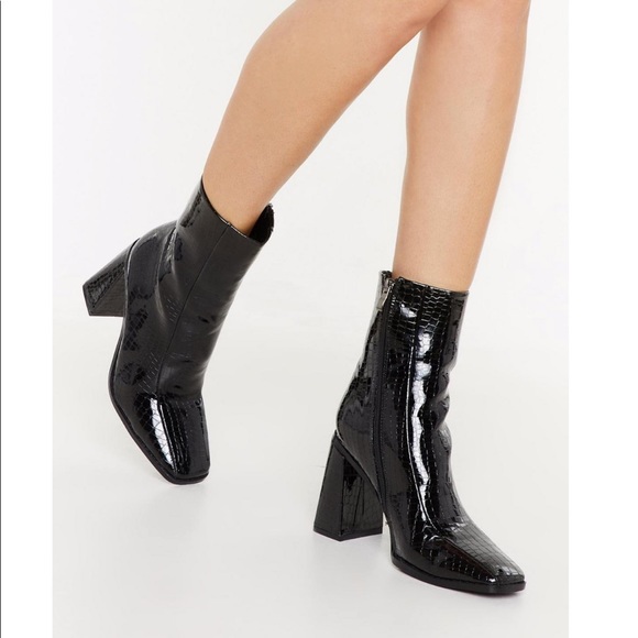 US 7 Flare for dramatics square toe boots - Picture 6 of 8